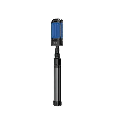 Powerology 4000Mah Camping Light Tripod, Magnetic Base, Powerbank - Black